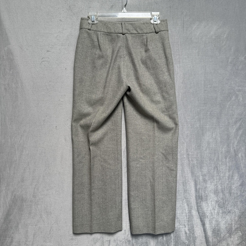 Lauren Ralph Lauren Pants Womens Petite 2P Gray Tweed Herringbone Lined Workwear - Picture 2 of 7